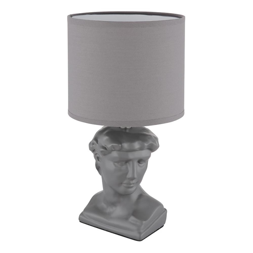 Globo - Candeeiro de mesa 1xE14/40W/230V cinzento