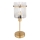 Globo - Candeeiro de mesa 1xE14/40W/230V diâmetro 15 cm dourado