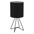 Globo - Candeeiro de mesa 1xE14/40W/230V preto