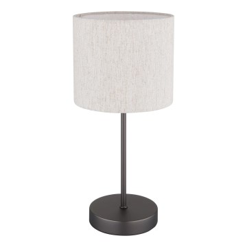 Globo - Candeeiro de mesa 1xE27/25W/230V preto/bege
