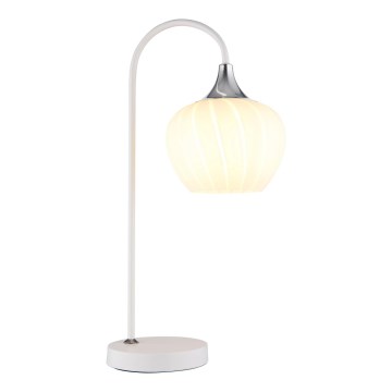 Globo - Candeeiro de mesa 1xE27/40W/230V branco
