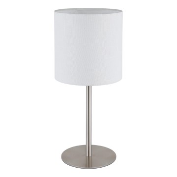 Globo - Candeeiro de mesa 1xE27/40W/230V branco