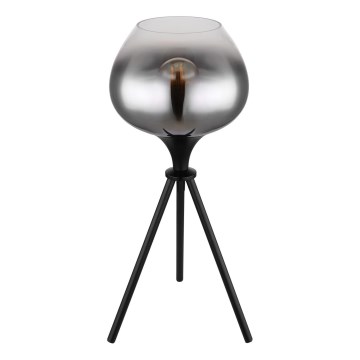 Globo - Candeeiro de mesa 1xE27/40W/230V preto