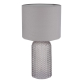 Globo - Candeeiro de mesa 1xE27/60W/230V cinzento