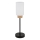Globo - Candeeiro de mesa 1xE27/60W/230V preto/branco
