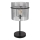 Globo - Candeeiro de mesa 1xE27/60W/230V Ø 30 cm preto