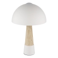 Globo - Candeeiro de mesa 1xE27ILLU/40W/230V creme