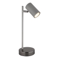 Globo - Candeeiro de mesa 1xGU10/5W/230V cinzento/antracite