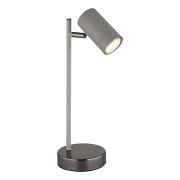 Globo - Candeeiro de mesa 1xGU10/5W/230V cinzento/antracite