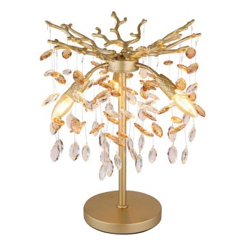 Globo - Candeeiro de mesa 3xE14/40W/230V dourado