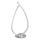 Globo - Candeeiro de mesa LED/6W/230V prateado
