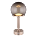 Globo - Candeeiro de mesa LED tátil com regulação LED/2,5W/5V 1800mAh 2700/4000/6500K Rosa dourado