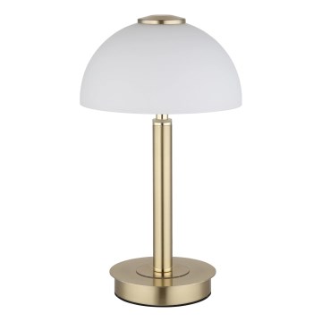 Globo - Candeeiro de mesa LED tátil e dimerizável LED/7W/230V 3000K latão