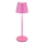 Globo - Candeeiro de mesa tátil recarregável para exterior dimável 3 em 1 LED/3W/5V 3000/4000/5000K IP54 1800 mAh rosa