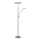 Globo - Candeeiro de pé LED regulável LED/40W/230V + LED/5,5W 2700/4000/6000K cromo mate