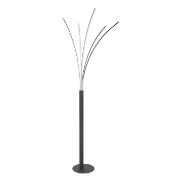 Globo - Candeeiro de Pé Tátil Dimerizável LED/36W/230V Preto