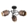 Globo - Candeeiro de tecto aplicado 3xE27/40W/230V preto/bronze