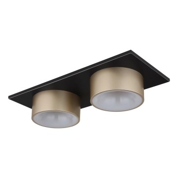 Globo - Candeeiro de tecto LED/24W/230V 3000K 46x20 cm latão