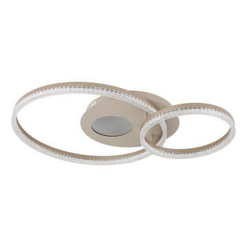 Globo - Candeeiro de tecto LED/30W/230V 3000K 70x50 cm bege