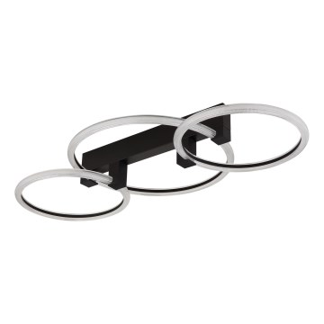 Globo - Candeeiro de tecto LED/40W/230V 3000K 76x38 cm preto