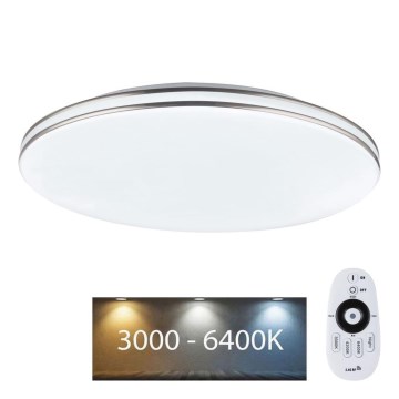 Globo - Candeeiro de tecto LED dimável 48W/230V 3000-6400K + controlo remoto