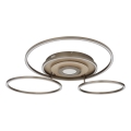 Globo - Candeeiro de tecto LED dimerizável LED/60W/230V 2700-6500K 80,8x99,2 cm castanho + controlo remoto