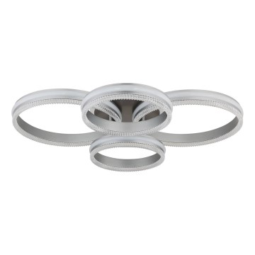 Globo - Candeeiro de tecto LED dimerizável LED/90W/230V 2700-6000K prateado + controlo remoto