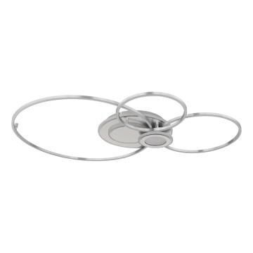 Globo - Candeeiro de teto LED dimerizável LED/36W/230V 2700-6500K prata + comando remoto