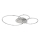Globo - Candeeiro de teto LED dimerizável LED/36W/230V 2700-6500K prata + comando remoto