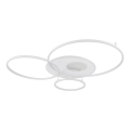 Globo - Candeeiro de teto LED regulável/70W/230V 2700-6000K 105x26,5 cm prateado + controlo remoto