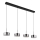 Globo - Candeeiro pendente LED suspenso por cabo LED/24W/230V preto/fumê