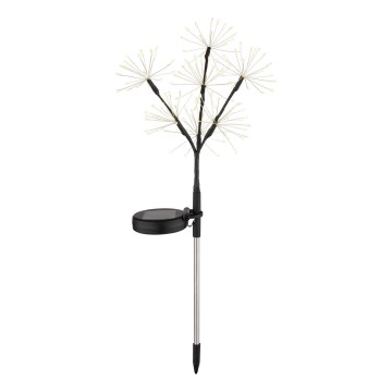 Globo - Candeeiro solar LED 3xLED/3V IP44 600 mAh com efeito de fogo de artifício