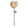 Globo - Candeeiro solar LED LED/3V IP44 300 mAh coração enferrujado