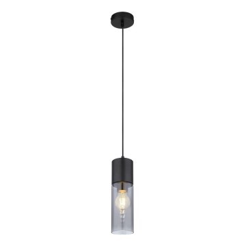 Globo - Candeeiro suspenso 1xE27/25W/230V diâmetro 10,5 cm preto
