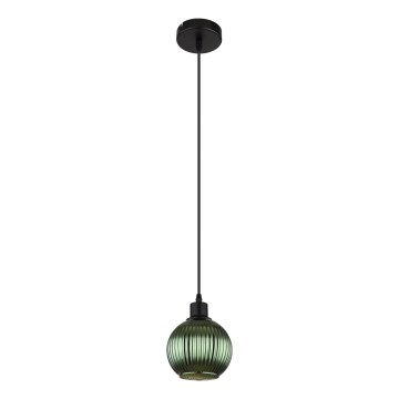 Globo - Candeeiro suspenso 1xE27/25W/230V diâmetro 15 cm verde
