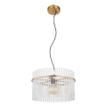 Globo - Candeeiro suspenso 1xE27/60W/230V diâmetro 40 cm dourado