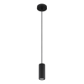 Globo - Candeeiro suspenso 1xGU10/25W/230V preto