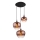 Globo - Candeeiro suspenso 3xE27/40W/230V cobre