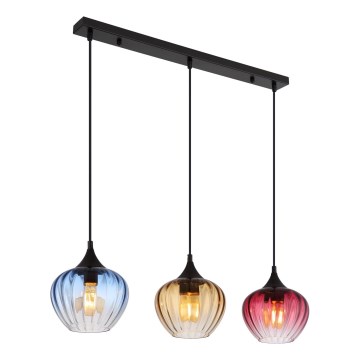 Globo - Candeeiro suspenso 3xE27/60W/230V