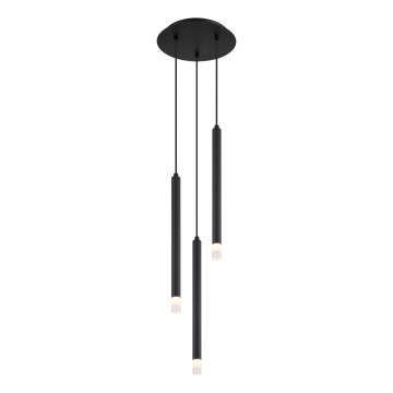 Globo - Candeeiro suspenso 3xG9/4W/230V diâmetro 24 cm preto