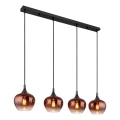 Globo - Candeeiro suspenso 4xE27/40W/230V cobre