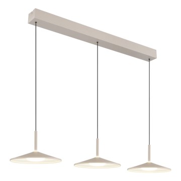 Globo - Candeeiro suspenso em cabo LED/24W/230V 4000K, bege