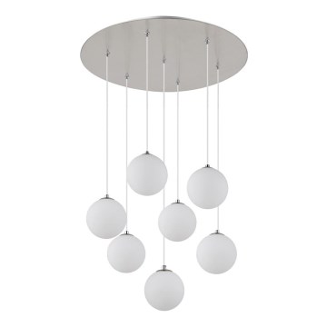Globo - Candeeiro suspenso LED 7xG9/3,5W/230V branco