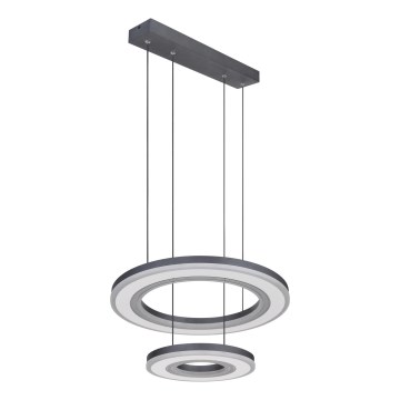 Globo - Candeeiro suspenso LED com regulação LED/50W/230V 2700-6000K diâmetro 50 cm preto + comando