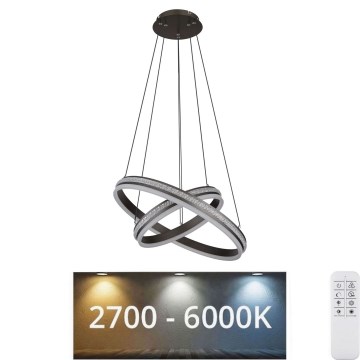 Globo - Candeeiro suspenso LED com regulação LED/60W/230V 2700K-6000K + comando