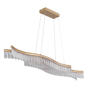 Globo - Candeeiro suspenso LED LED/35W/230V 3200K dourado