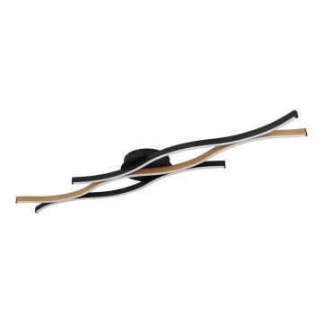 Globo - Candelabro integrado LED LED/35W/230V preto/castanho