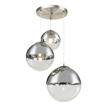 Globo - Candelabro num fio 3xE27/40W/230V