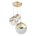 Globo - Candelabro num fio 3xE27/40W/230V