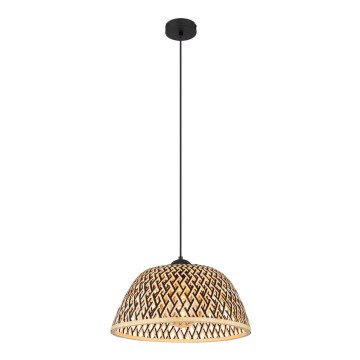 Globo - Candelabro suspenso 1xE27/15W/230V bambu